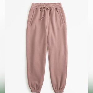 Abercrombie Women’s sweatpants in mauve pink